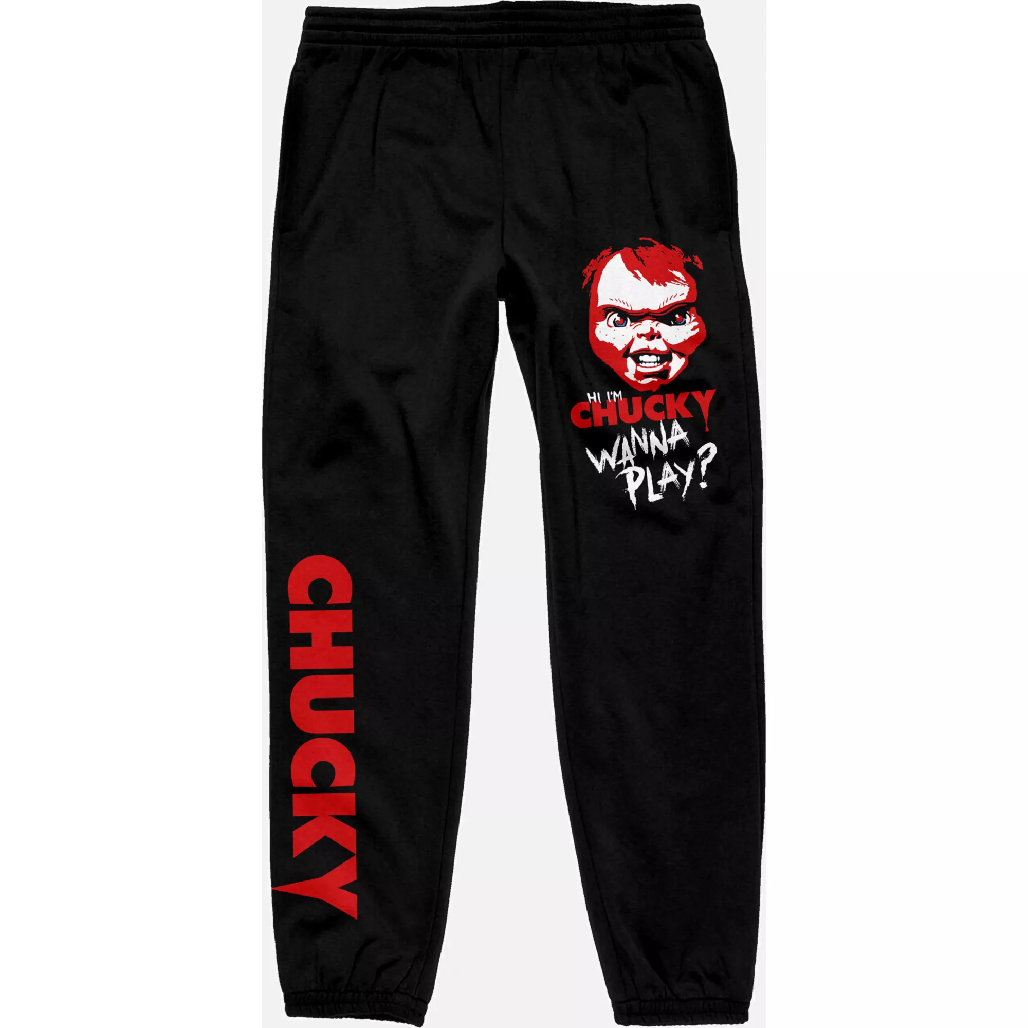 Chucky Doll Head Jogger Pants at Spencer's
