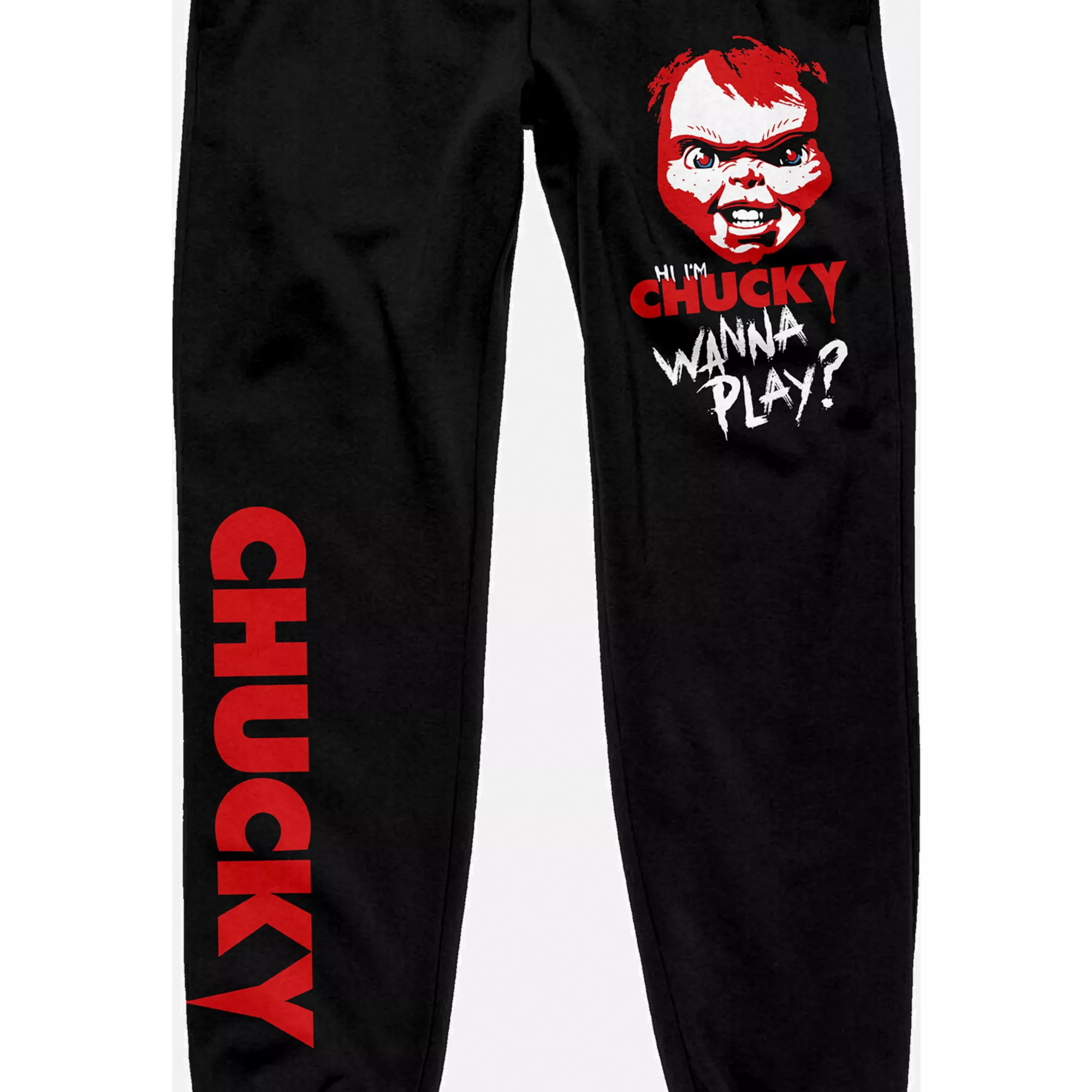 Chucky Doll Head Jogger Pants at Spencer's