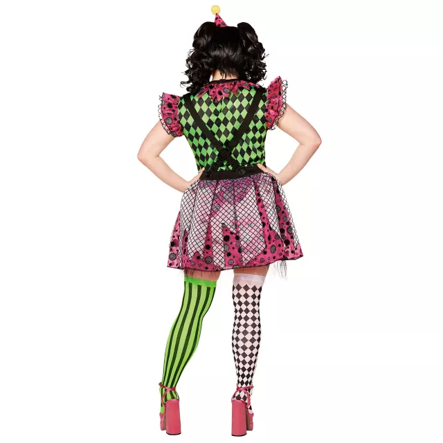 Adult Neon Clown Plus Size Costume at Spirit Halloween