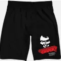 Black Chucky Wanna Play Shorts at Spencer's