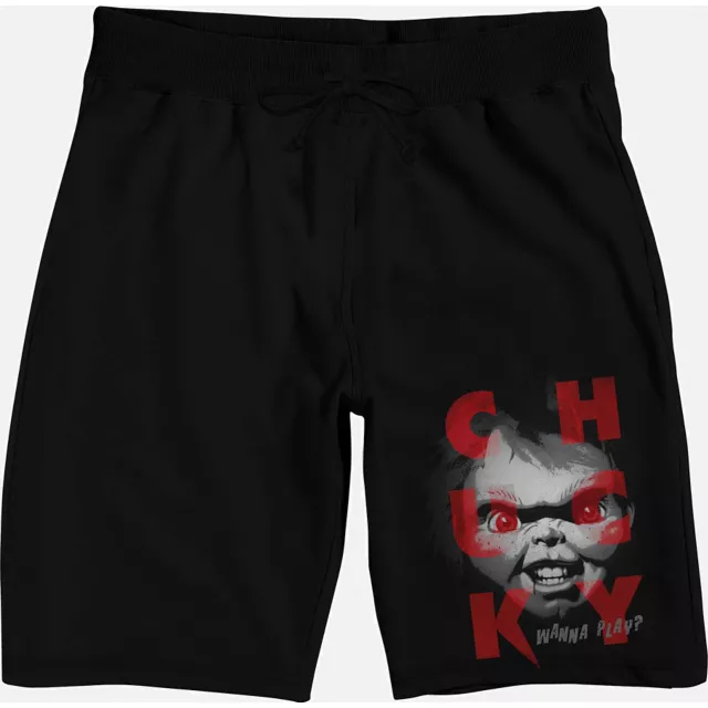 Black Horror Chucky Shorts at Spencer's