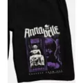 Black Possess Them All Shorts - Annabelle at Spencer's