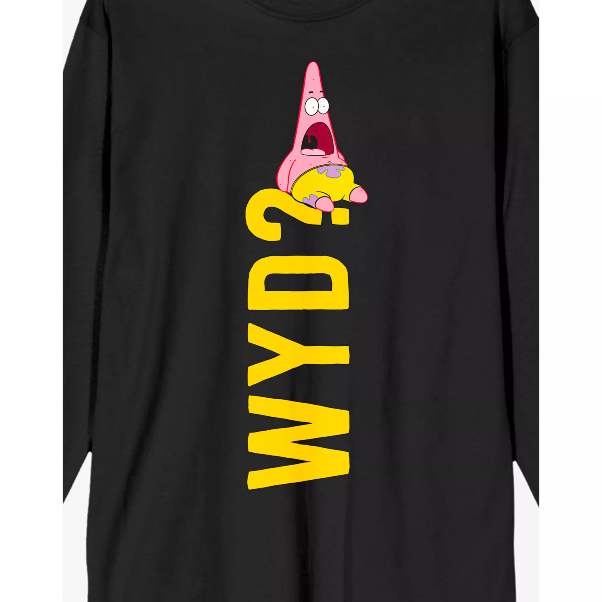 WYD Patrick Long Sleeve T Shirt - SpongeBob SquarePants at Spencer's