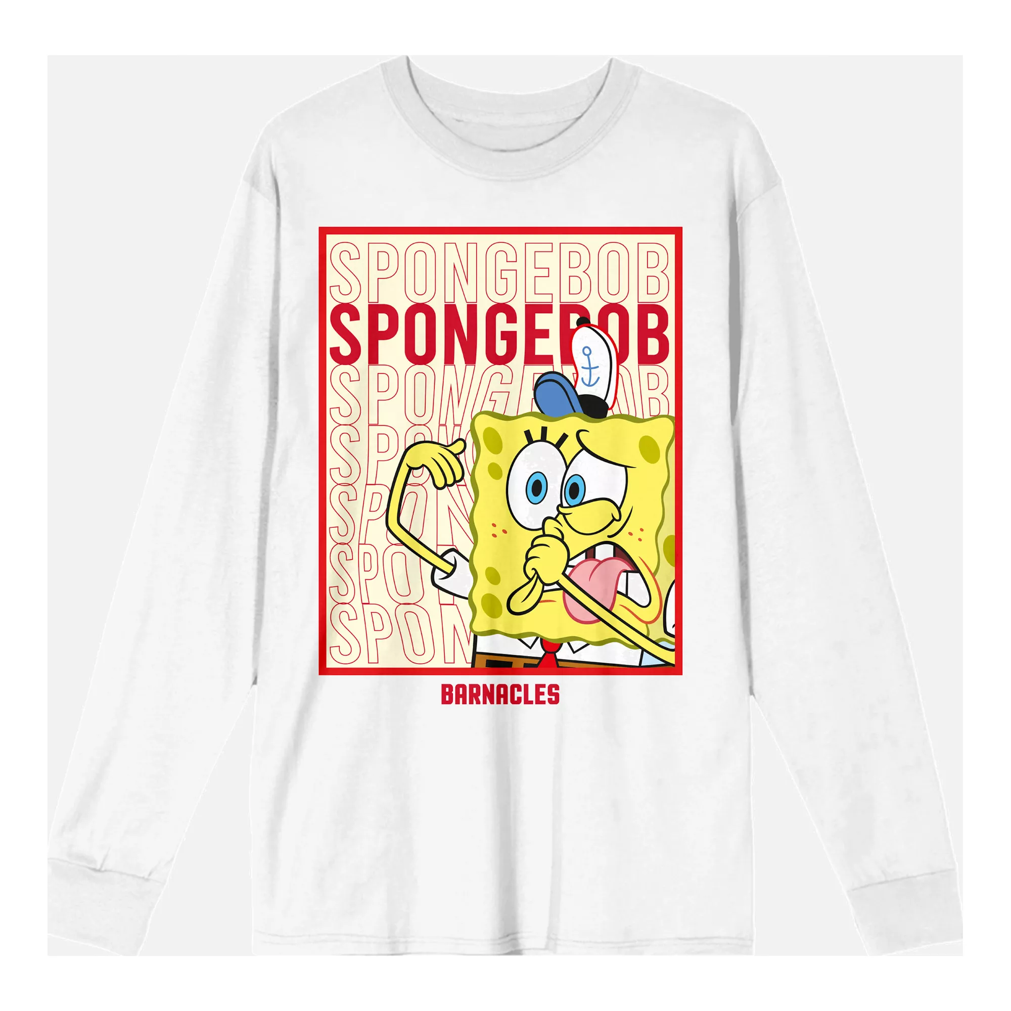 Smelly Barnacles Long Sleeve T Shirt - SpongeBob SquarePants at Spencer's