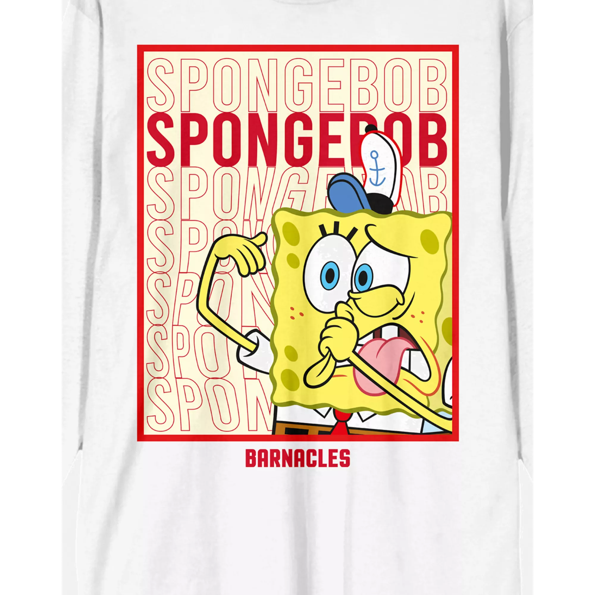 Smelly Barnacles Long Sleeve T Shirt - SpongeBob SquarePants at Spencer's