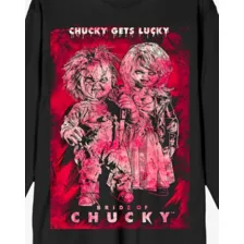 Chucky Gets Lucky Long Sleeve T Shirt - Bride of Chucky at Spencer's