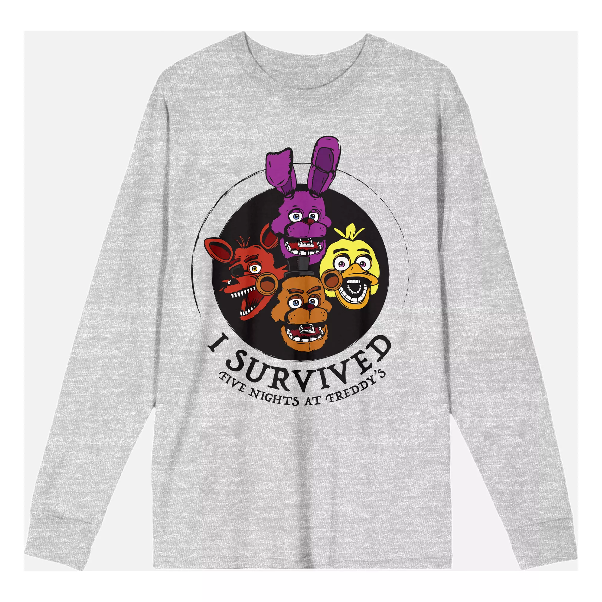 I Survived FNAF Long Sleeve T Shirt - Five Nights at Freddy's at Spencer's
