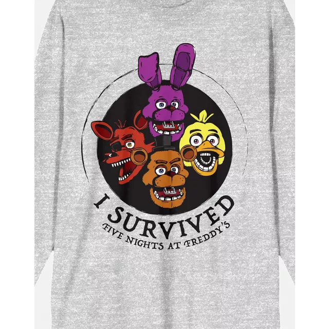 I Survived FNAF Long Sleeve T Shirt - Five Nights at Freddy's at Spencer's