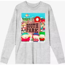 South Park Cast Image Long Sleeve T Shirt at Spencer's
