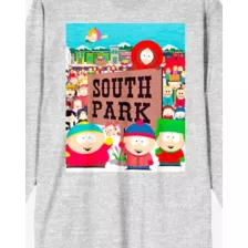 South Park Cast Image Long Sleeve T Shirt at Spencer's