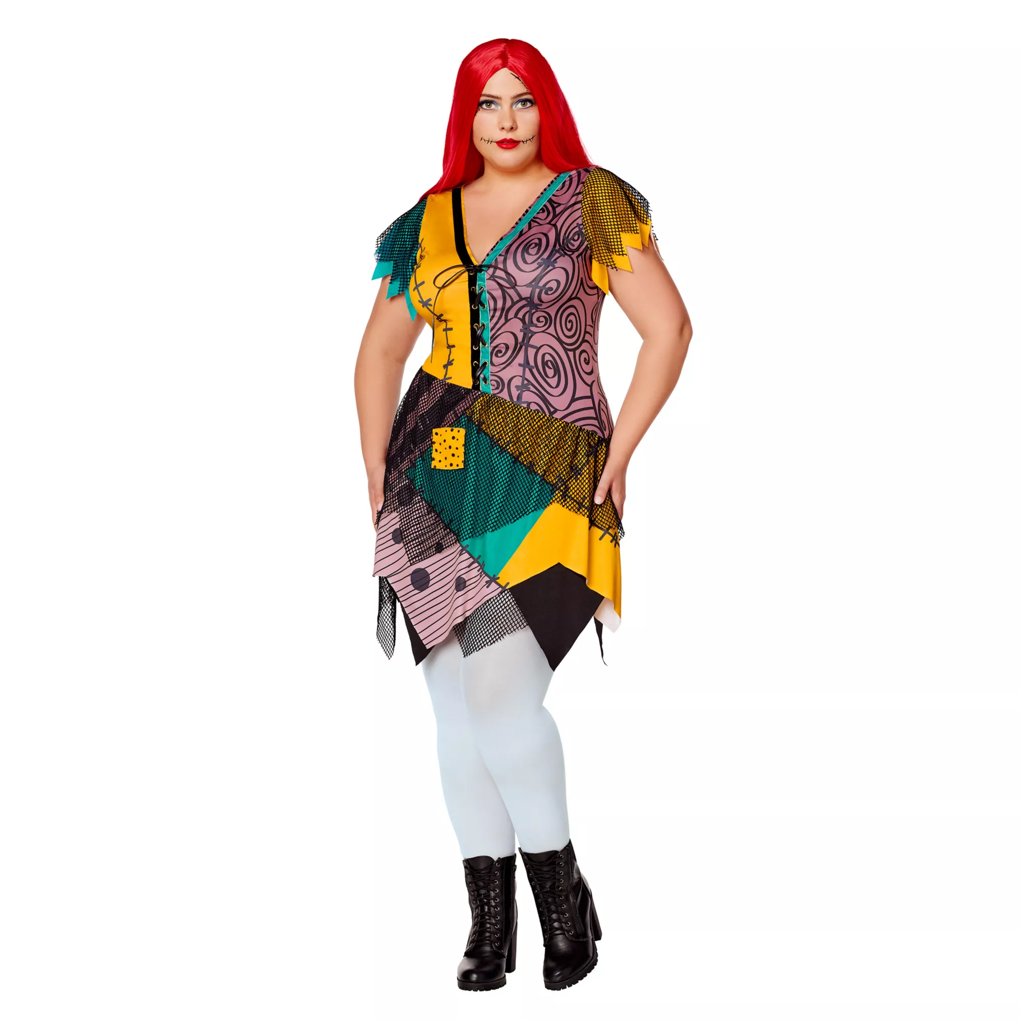 Adult Sally Plus Size Dress - The Nightmare Before Christmas at Spirit Halloween