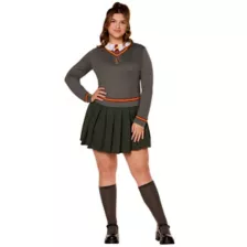 Adult Hermione Granger Dress Plus Size Costume - Harry Potter at Spirit Halloween