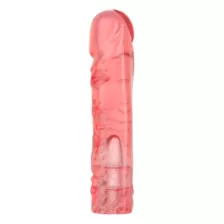 Vac-U-Lock Pink Dong Crystal Jellies Dildo - 8 Inch at Spencer's
