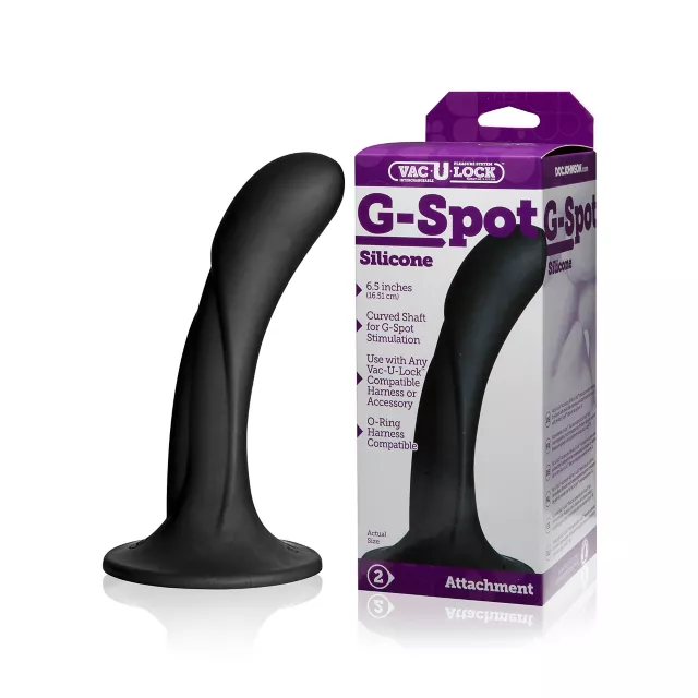 Vac-U-Lock G-Spot Dildo - 6.5 Inch at Spencer's