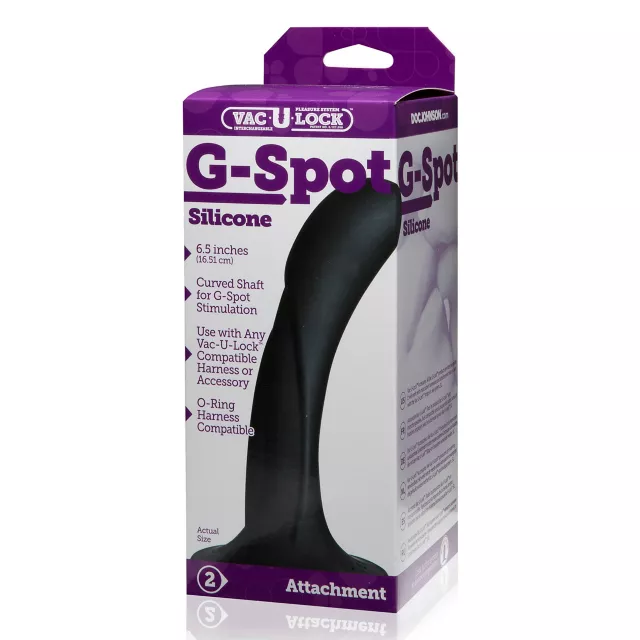 Vac-U-Lock G-Spot Dildo - 6.5 Inch at Spencer's