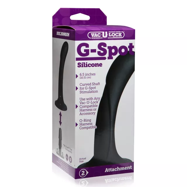 Vac-U-Lock G-Spot Dildo - 6.5 Inch at Spencer's