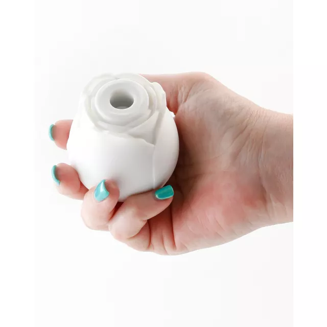 Glow in the Dark 10-Function Rechargeable Rose Clitoral Vibrator - 2.6 Inch at Spencer's
