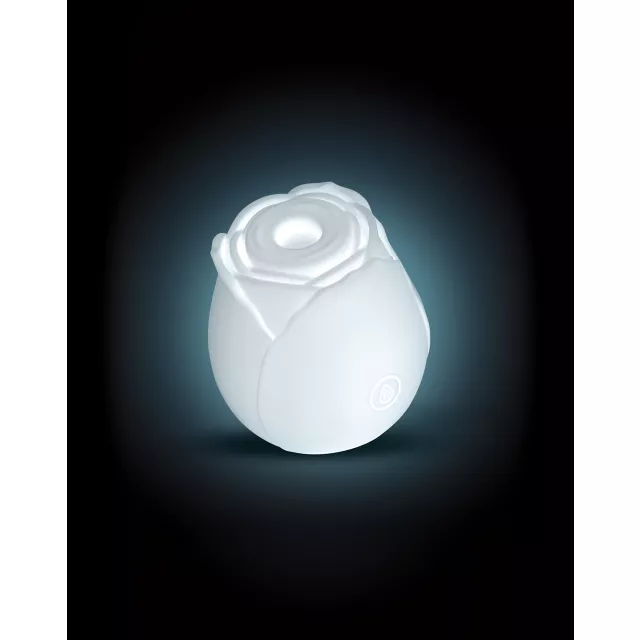 Glow in the Dark 10-Function Rechargeable Rose Clitoral Vibrator - 2.6 Inch at Spencer's