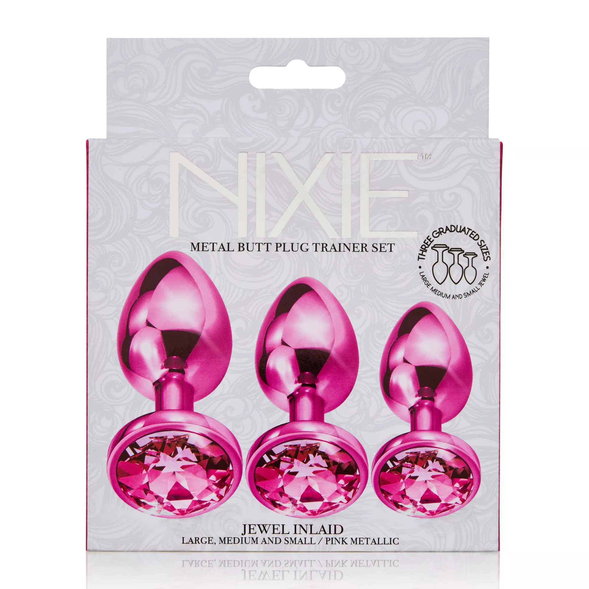 Pink Metal Butt Plug Trainer Set - Nixie at Spencer's