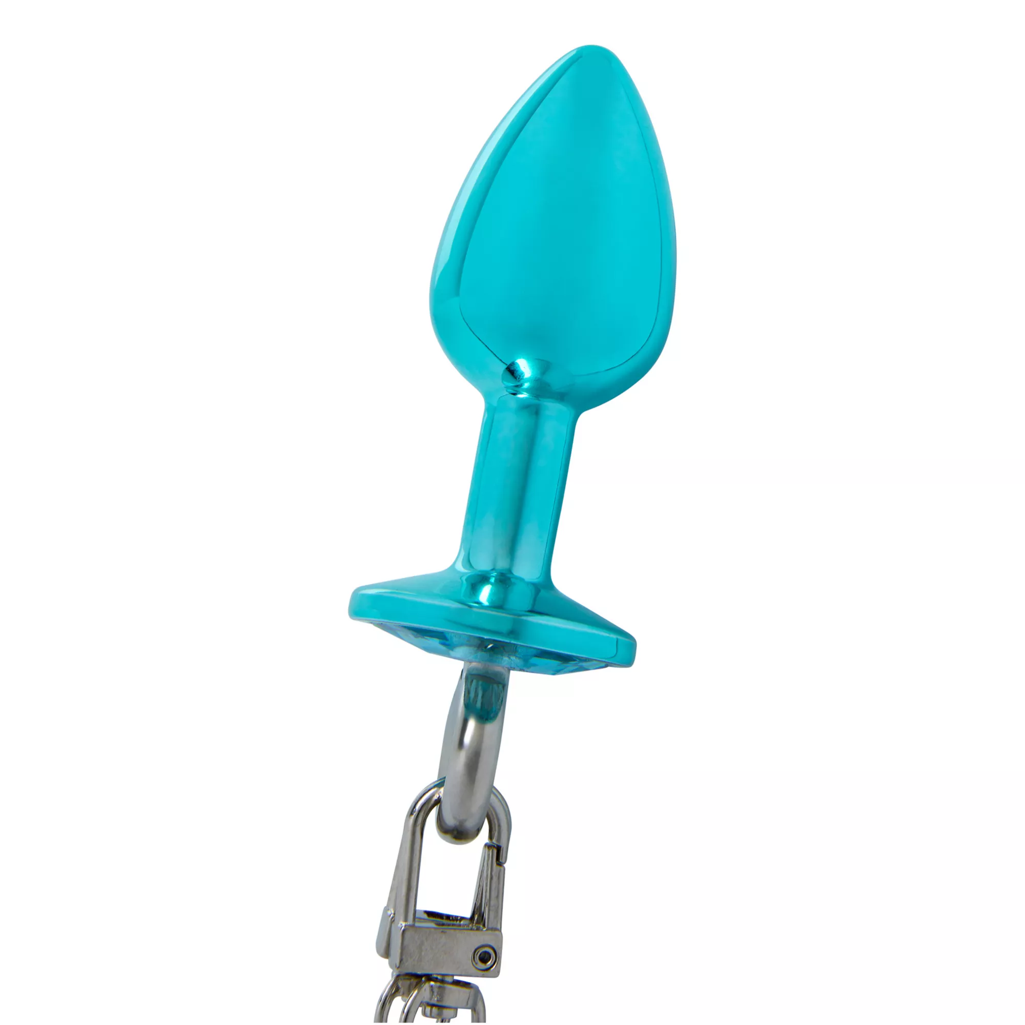 Teal Butt Plug & Fur Cuff Sex Toy Kit - Nixie at Spencer's