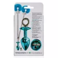 Teal Butt Plug & Fur Cuff Sex Toy Kit - Nixie at Spencer's