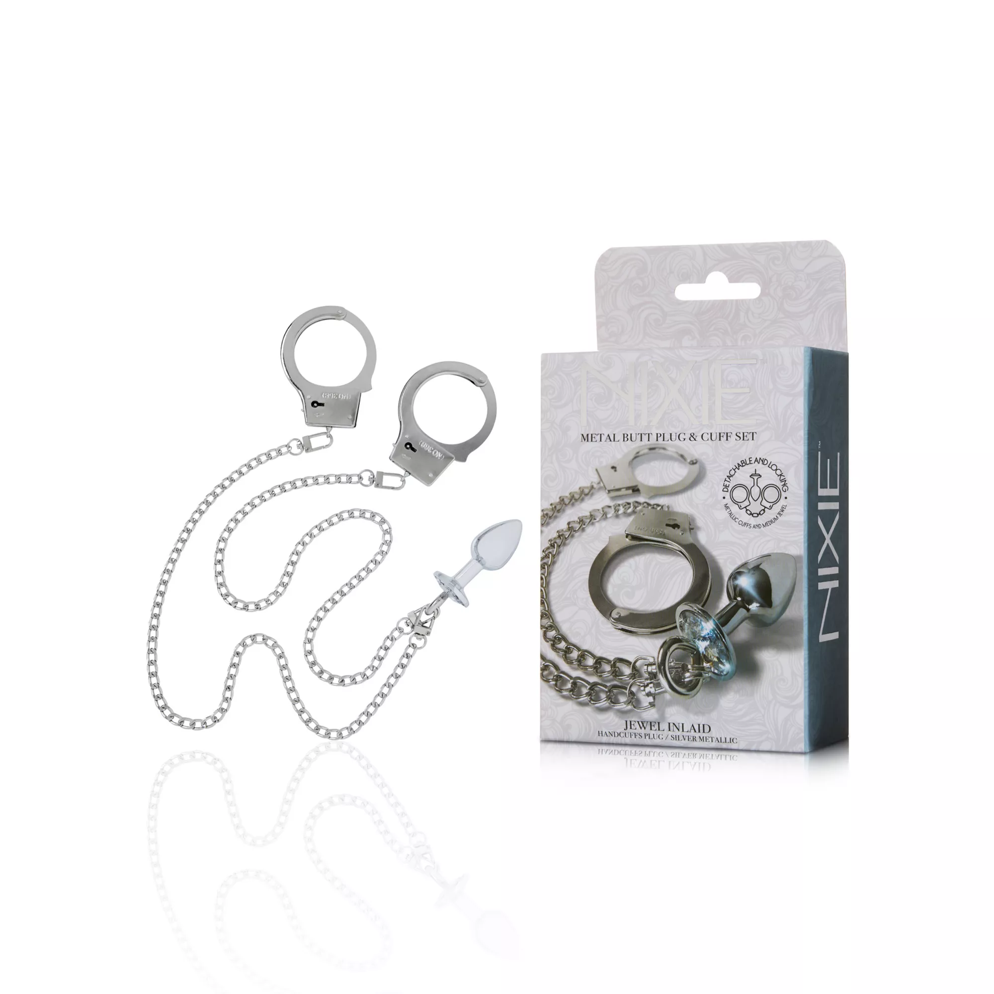 Metal Butt Plug and Handcuffs Sex Toy Kit at Spencer's