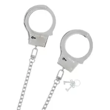 Metal Butt Plug and Handcuffs Sex Toy Kit at Spencer's