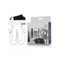Interchangeable 8-Piece Metal Bondage Sex Toy Kit at Spencer's