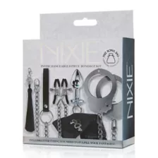 Interchangeable 8-Piece Metal Bondage Sex Toy Kit at Spencer's