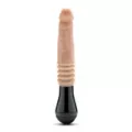 Dr. Knight 3-Function Thrusting Gyrating Rechargeable Vibrating Dildo 10.5 Inch - Dr. Skin Silicone at Spencer's