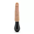 Dr. Knight 3-Function Thrusting Gyrating Rechargeable Vibrating Dildo 10.5 Inch - Dr. Skin Silicone at Spencer's