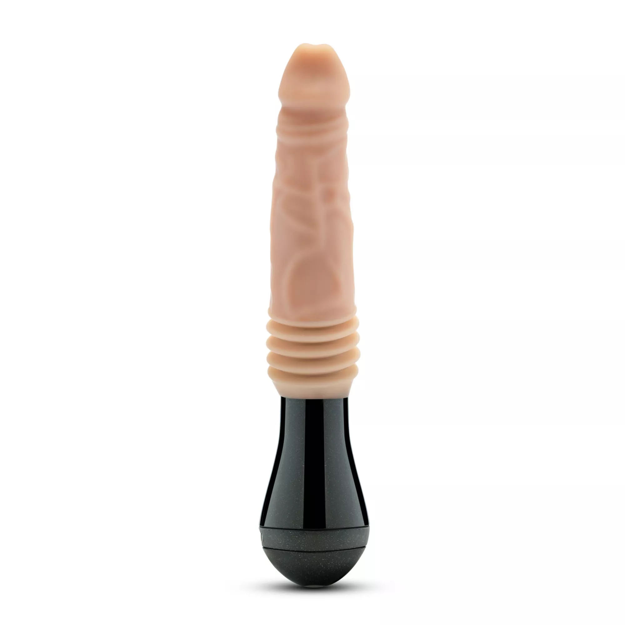 Dr. Knight 3-Function Thrusting Gyrating Rechargeable Vibrating Dildo 10.5 Inch - Dr. Skin Silicone at Spencer's