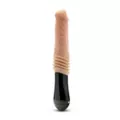 Dr. Knight 3-Function Thrusting Gyrating Rechargeable Vibrating Dildo 10.5 Inch - Dr. Skin Silicone at Spencer's