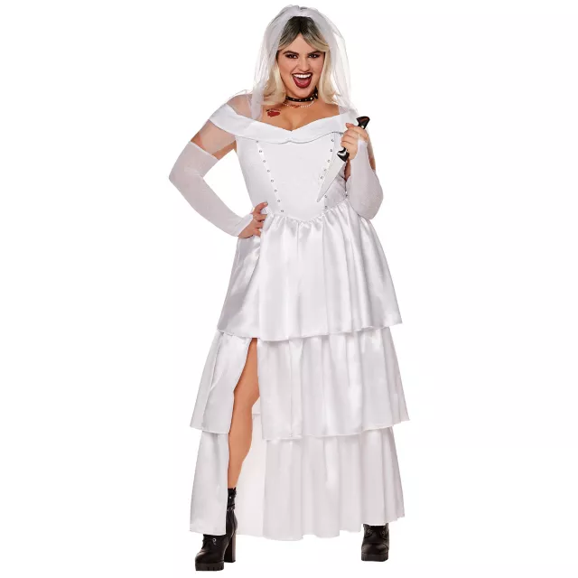 Adult Bride Tiffany Dress Plus Size Costume - The Bride of Chucky at Spirit Halloween