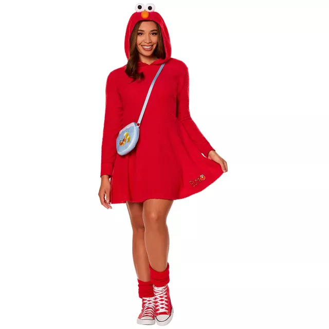 Adult Elmo Plus Size Dress Costume Sesame Street Spencer s 