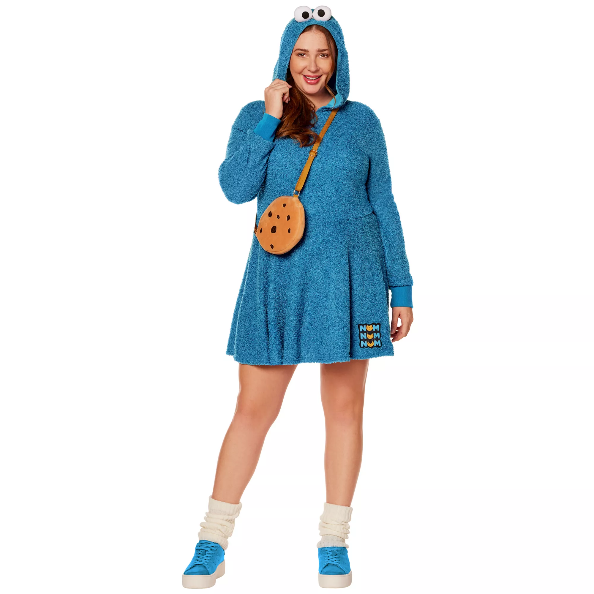Adult Cookie Monster Plus Size Dress Costume - Sesame Street at Spirit Halloween