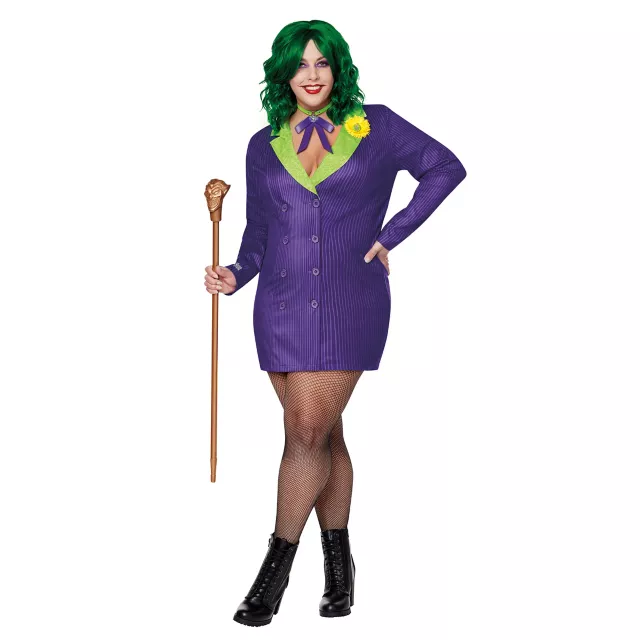 The Joker Blazer Plus Size Dress Costume - DC Villains at Spirit Halloween