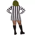 Adult Blazer Dress Plus Size Costume - Beetlejuice at Spirit Halloween