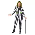 Adult Pinstripe Beetlejuice Plus Size Suit Costume at Spirit Halloween