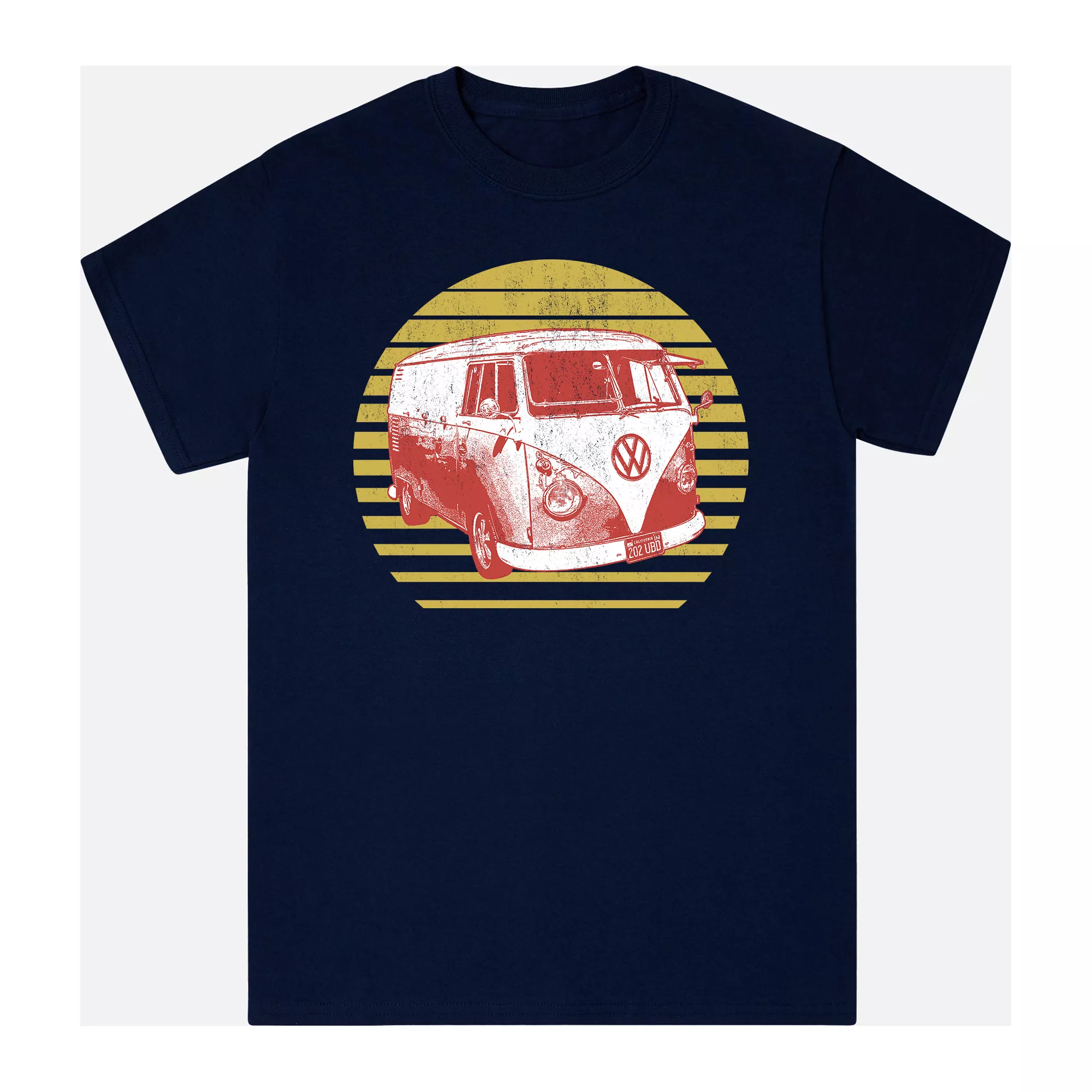 Blue Volkswagen Bus T Shirt at Spencer's