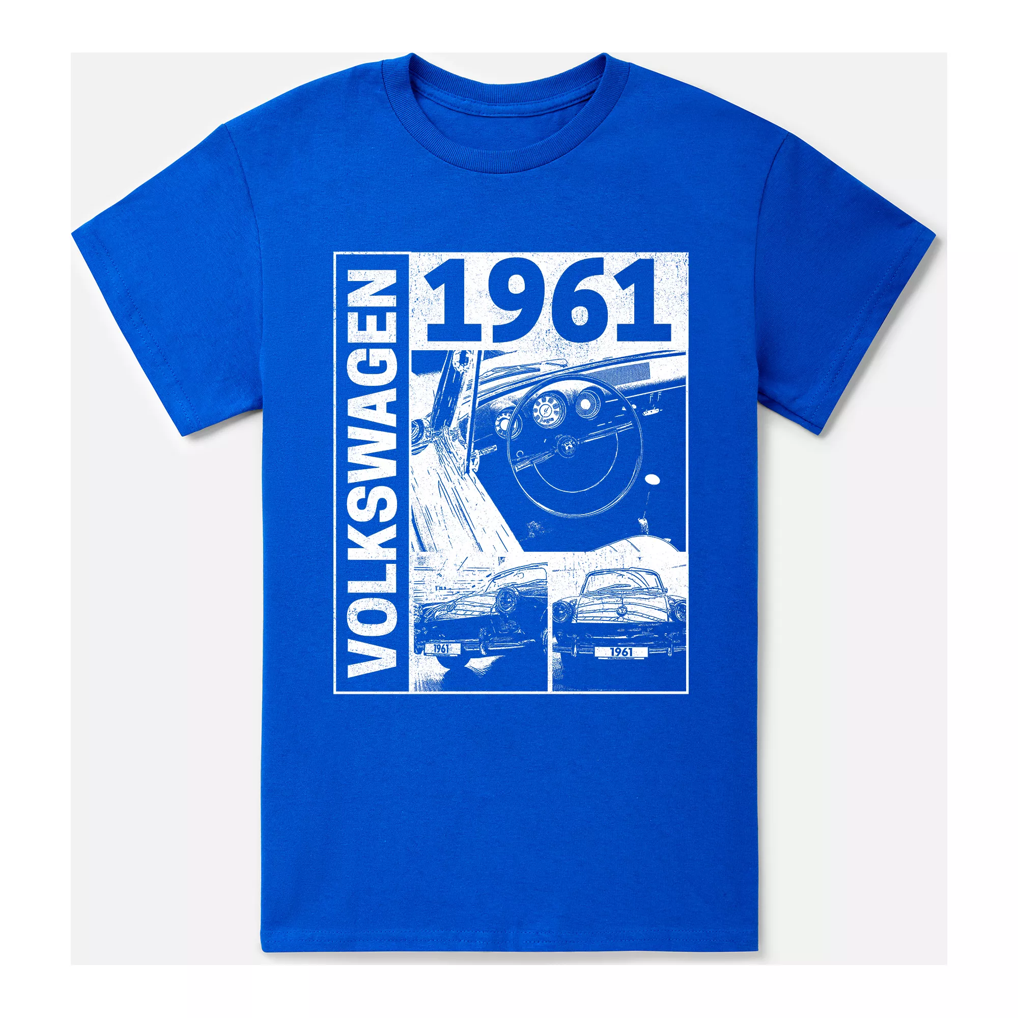 Blue Volkswagen 1961 T Shirt at Spencer's