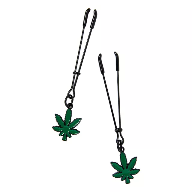 Stoner Vibes Glow in the Dark Nipple Tweezer Clamps at Spencer's