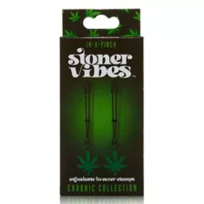 Stoner Vibes Glow in the Dark Nipple Tweezer Clamps at Spencer's