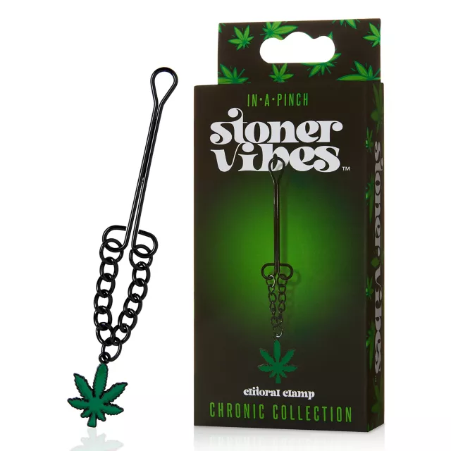 Stoner Vibes Glow in the Dark Clitoral Clamp at Spencer's