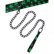 Stoner Vibes Glow in the Dark Collar and Leash at Spencer's