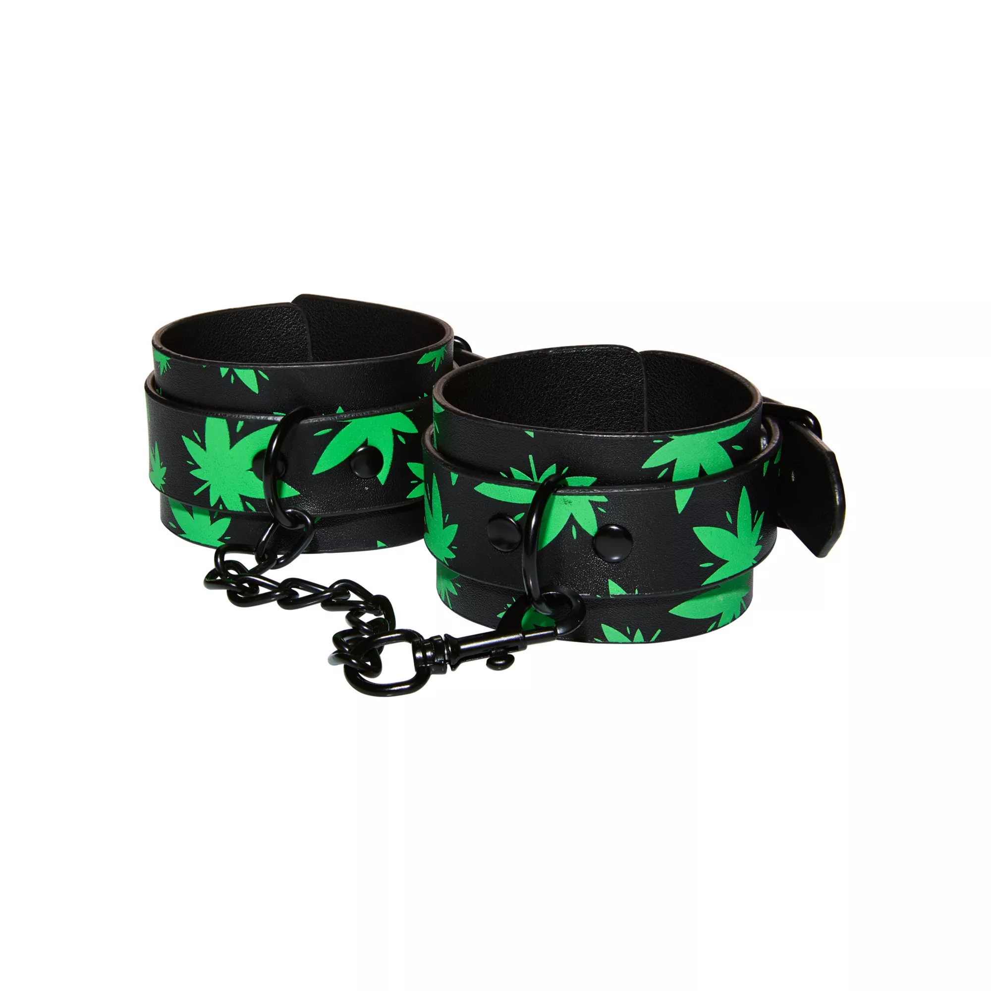Stoner Vibes Glow in the Dark Wrist Cuffs at Spencer's