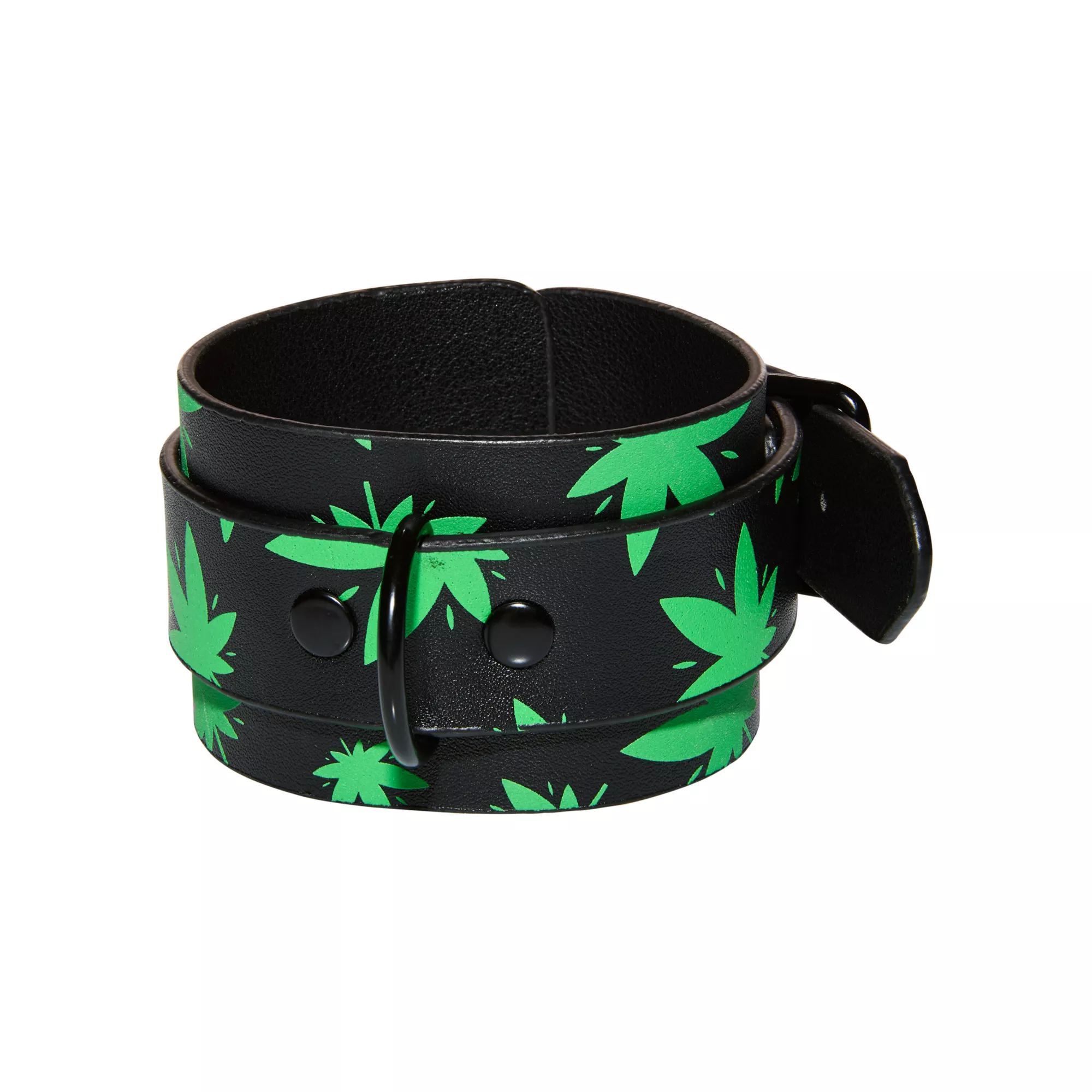 Stoner Vibes Glow in the Dark Wrist Cuffs at Spencer's