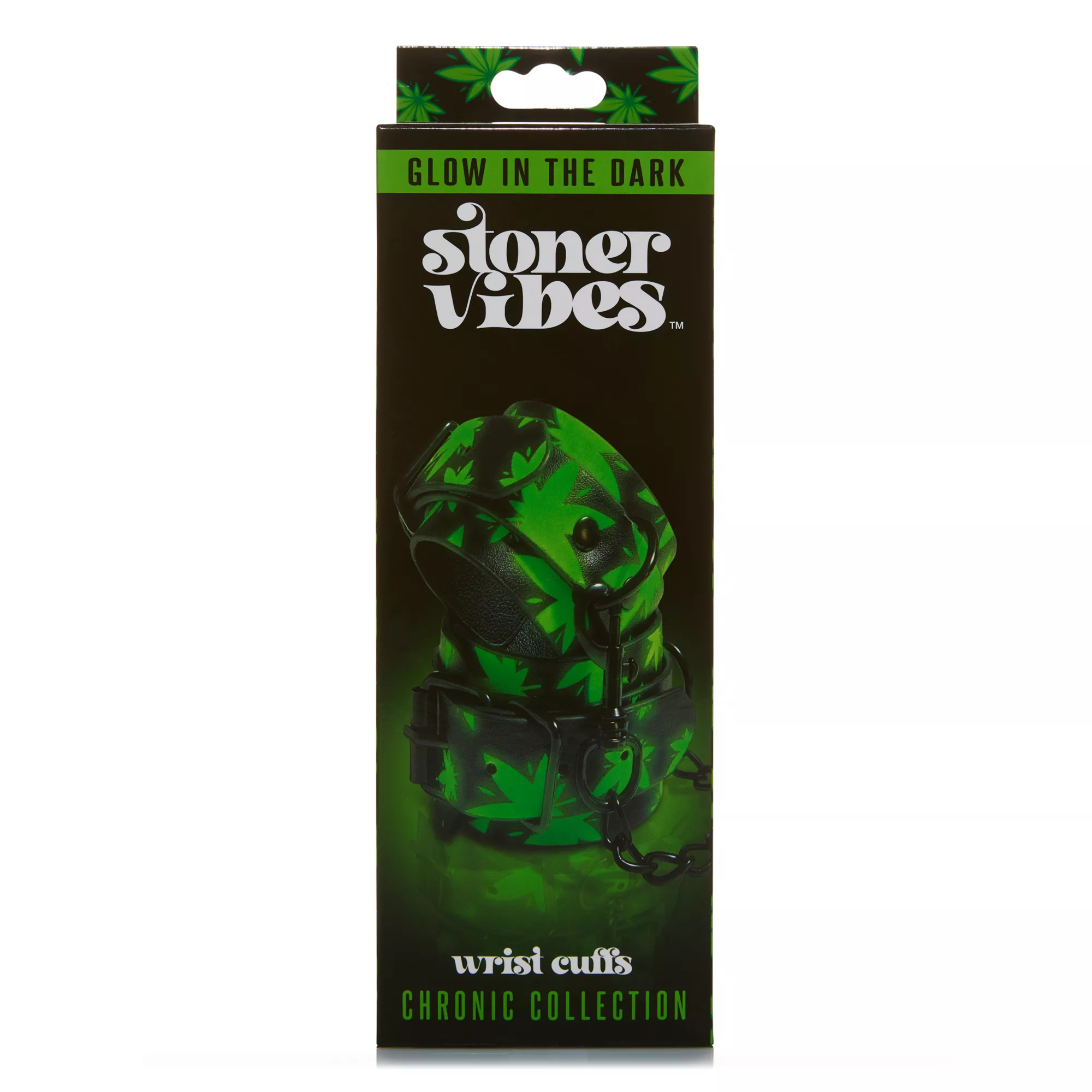 Stoner Vibes Glow in the Dark Wrist Cuffs at Spencer's