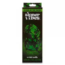 Stoner Vibes Glow in the Dark Wrist Cuffs at Spencer's