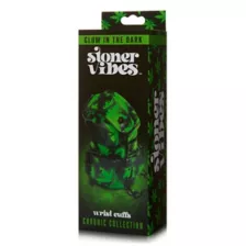 Stoner Vibes Glow in the Dark Wrist Cuffs at Spencer's